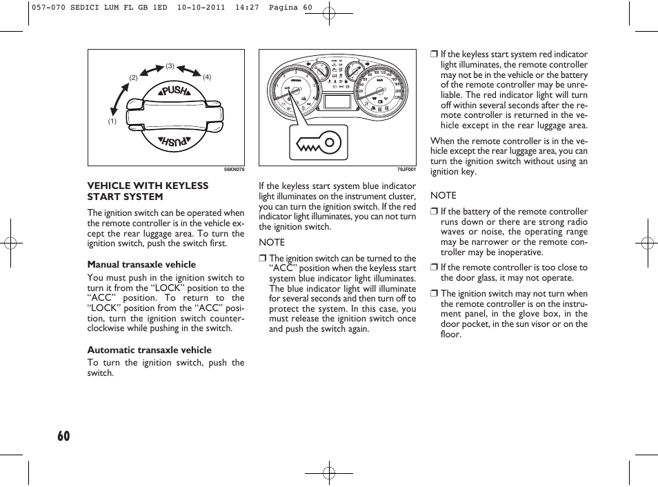 FIAT Sedici User Manual | Page 64 / 279