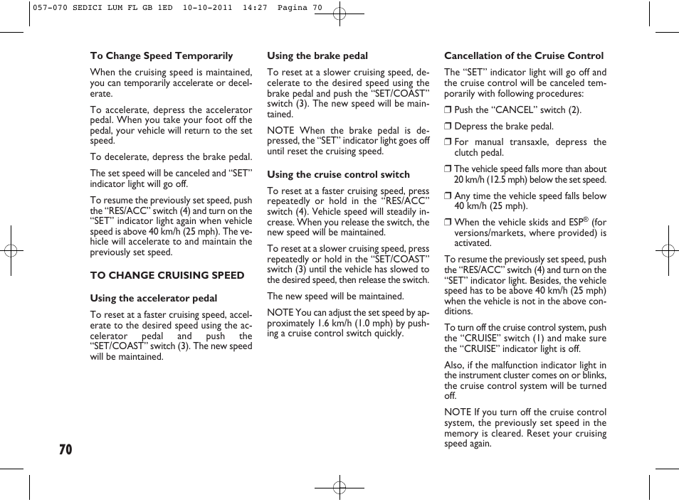 FIAT Sedici User Manual | Page 74 / 279