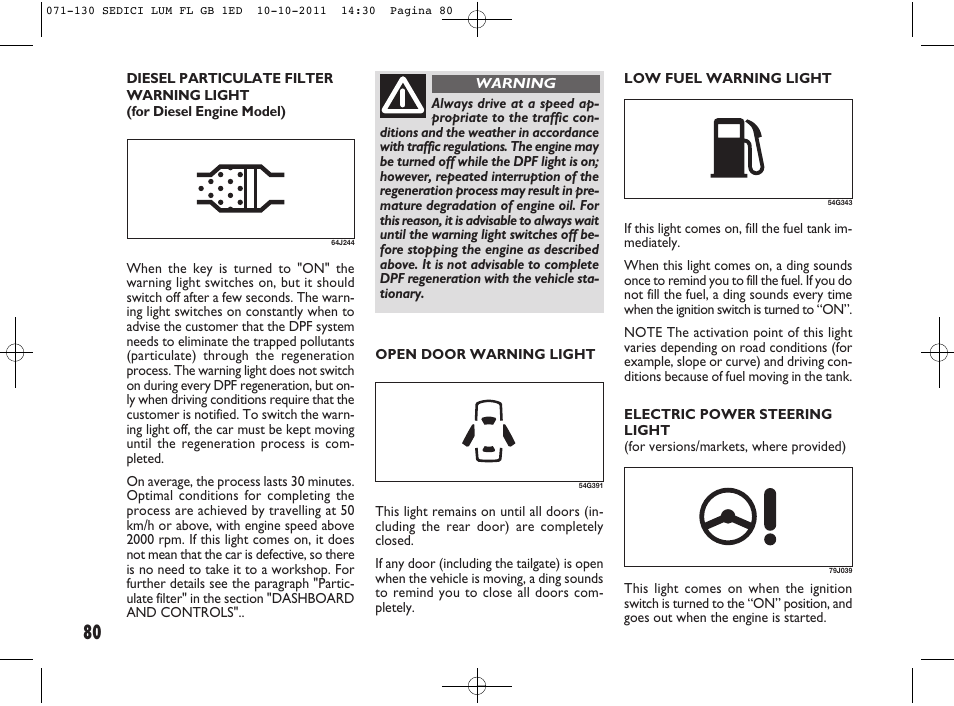 FIAT Sedici User Manual | Page 84 / 279