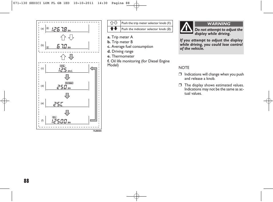 FIAT Sedici User Manual | Page 92 / 279