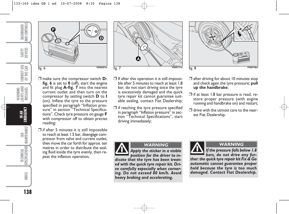 FIAT Idea User Manual | Page 139 / 210