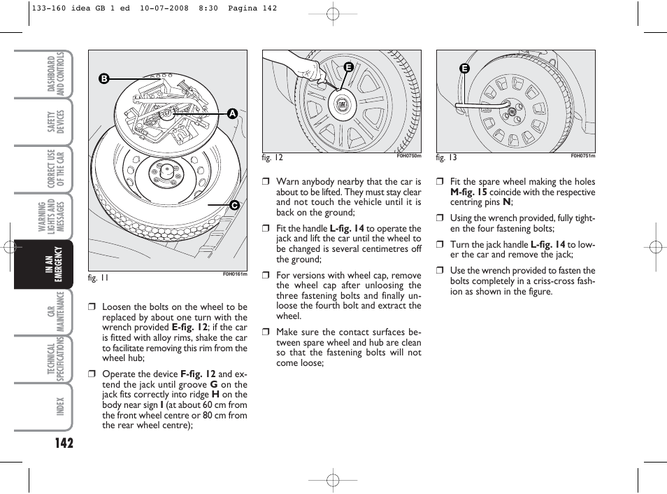 FIAT Idea User Manual | Page 143 / 210