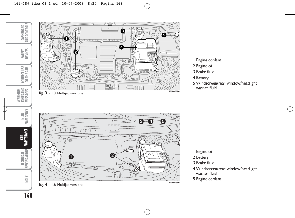 FIAT Idea User Manual | Page 169 / 210