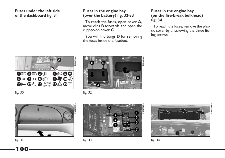 FIAT Barchetta User Manual | Page 101 / 170