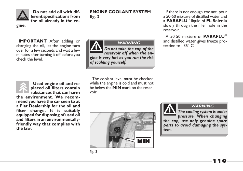 FIAT Barchetta User Manual | Page 120 / 170