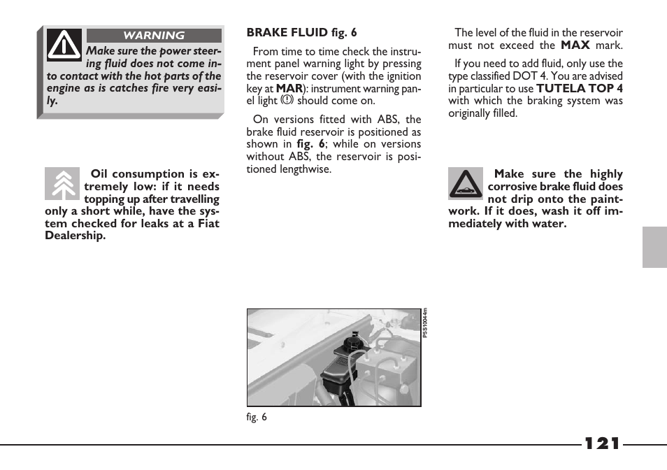 FIAT Barchetta User Manual | Page 122 / 170