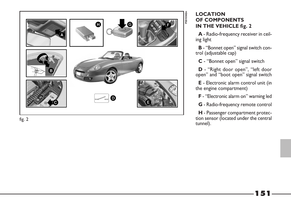 FIAT Barchetta User Manual | Page 152 / 170