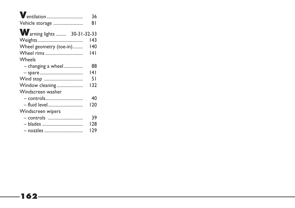 FIAT Barchetta User Manual | Page 163 / 170