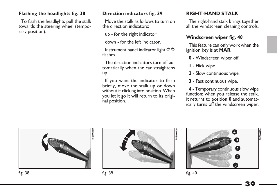 FIAT Barchetta User Manual | Page 40 / 170