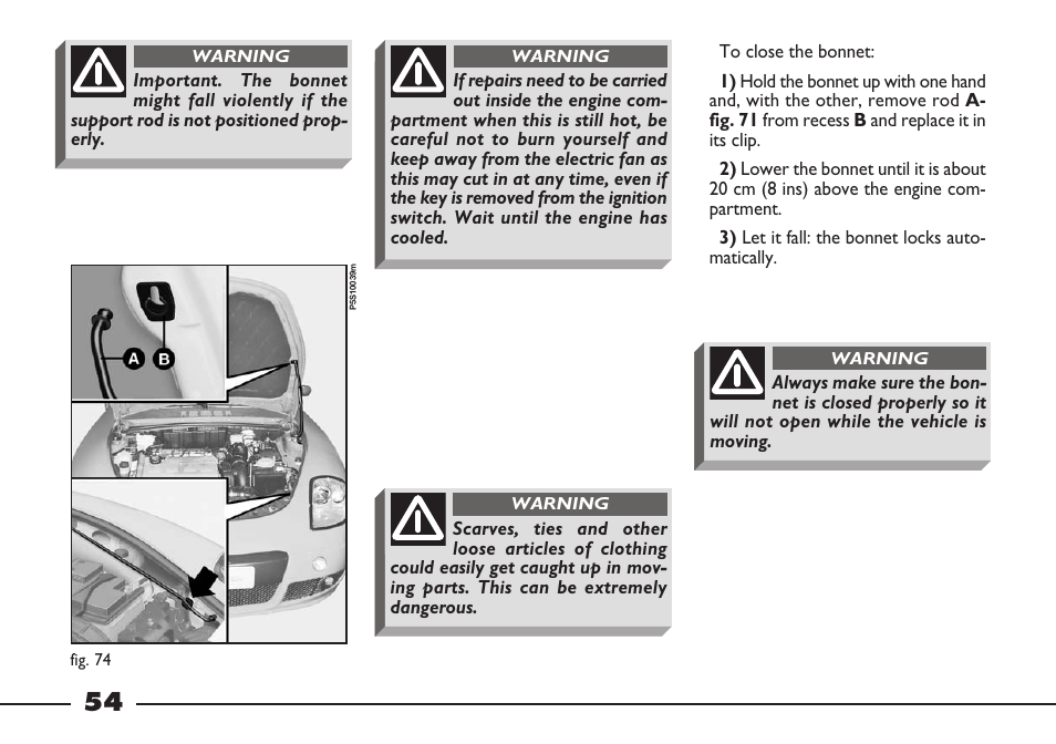 FIAT Barchetta User Manual | Page 55 / 170