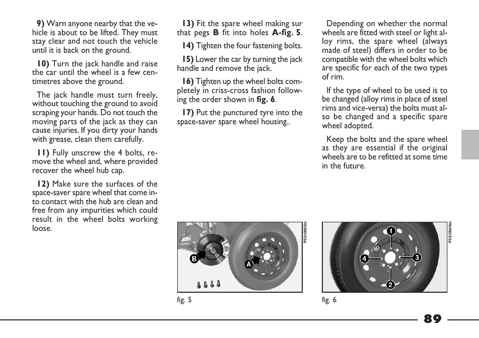 FIAT Barchetta User Manual | Page 90 / 170