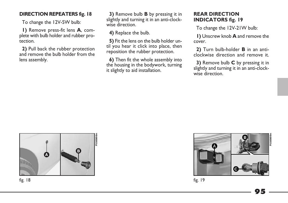 FIAT Barchetta User Manual | Page 96 / 170