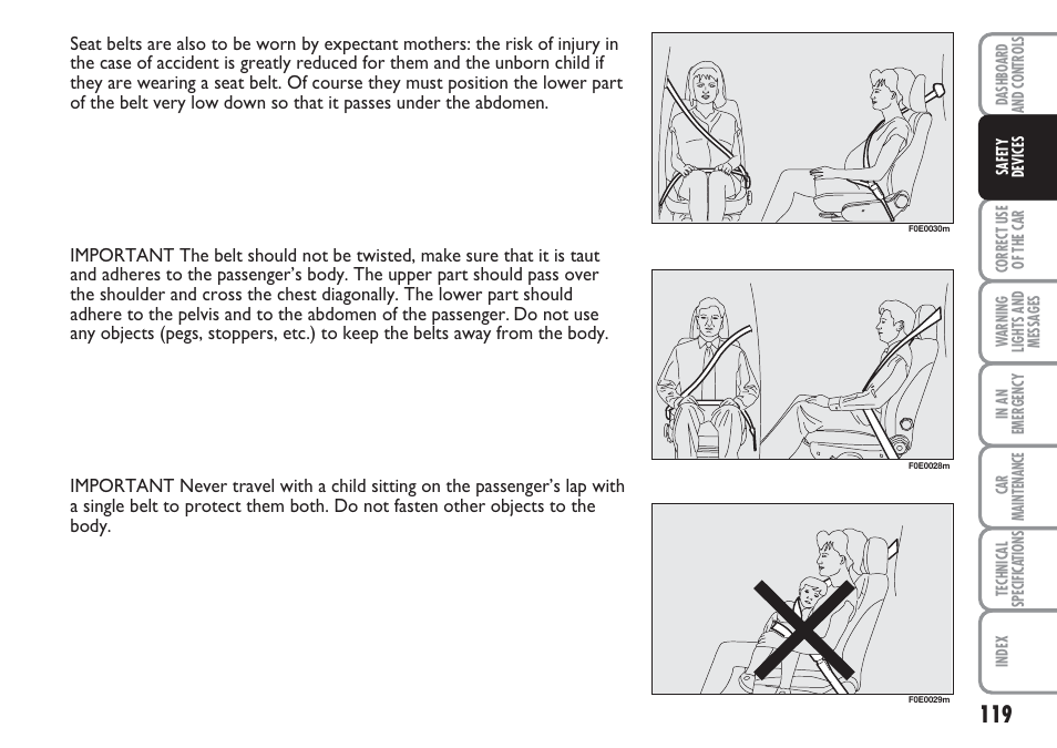 FIAT Multipla User Manual | Page 120 / 266