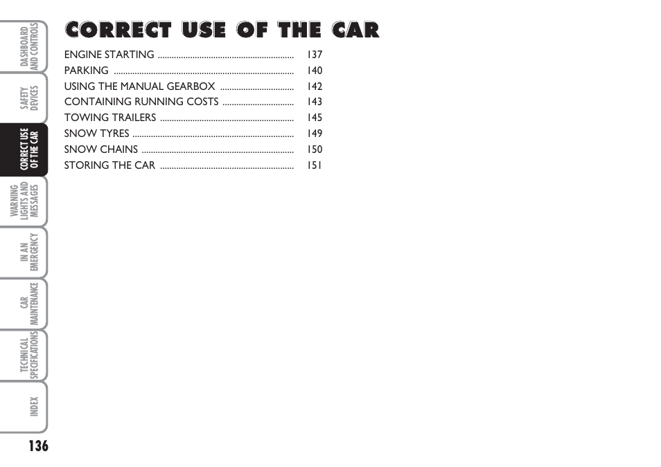 FIAT Multipla User Manual | Page 137 / 266