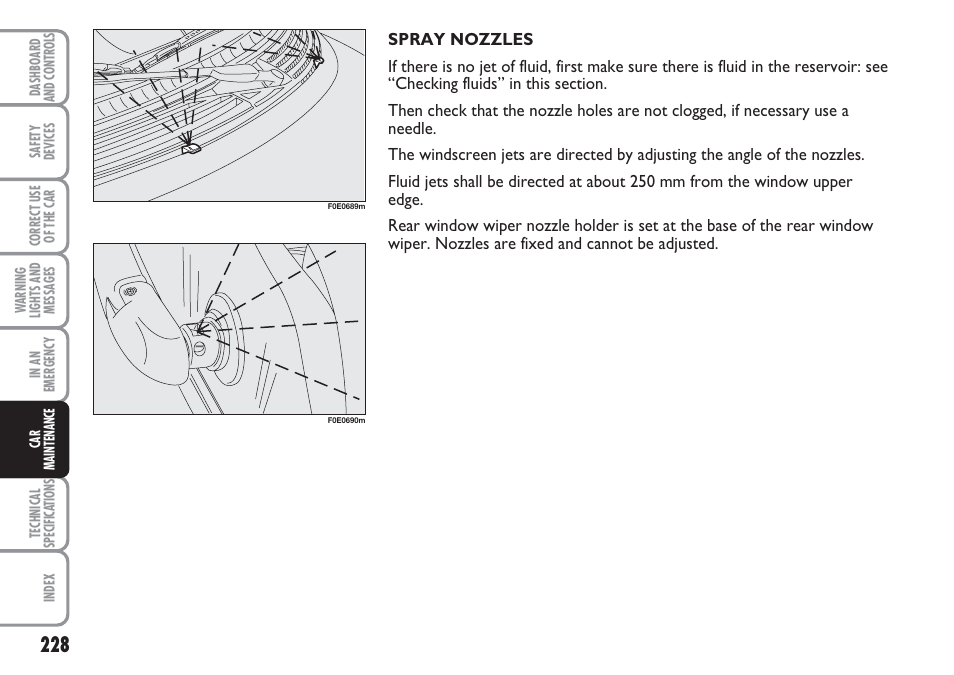 FIAT Multipla User Manual | Page 229 / 266