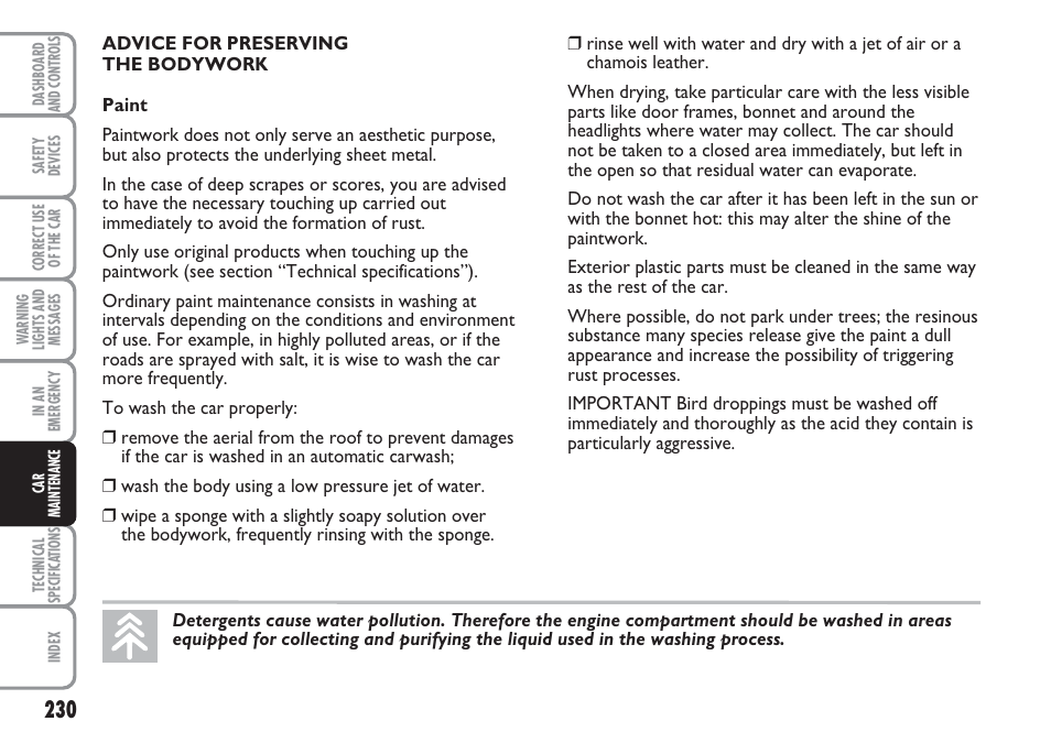 FIAT Multipla User Manual | Page 231 / 266