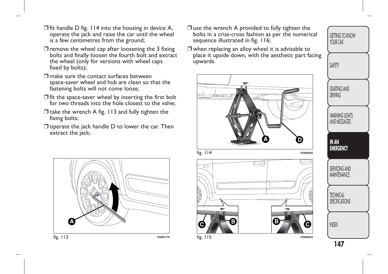 FIAT Panda User Manual | Page 151 / 284