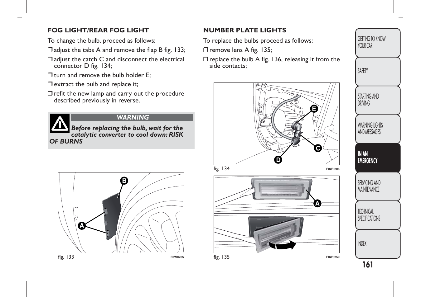 FIAT Panda User Manual | Page 165 / 284