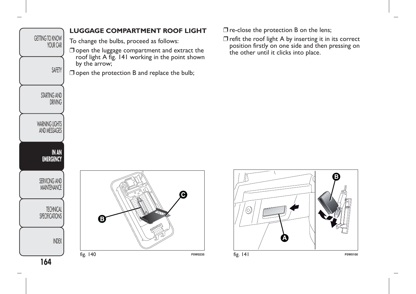 FIAT Panda User Manual | Page 168 / 284