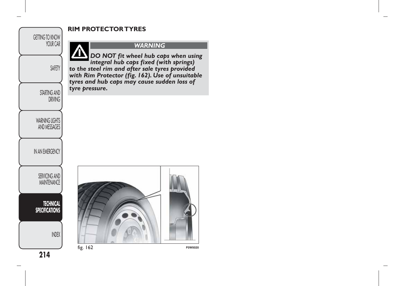 FIAT Panda User Manual | Page 218 / 284