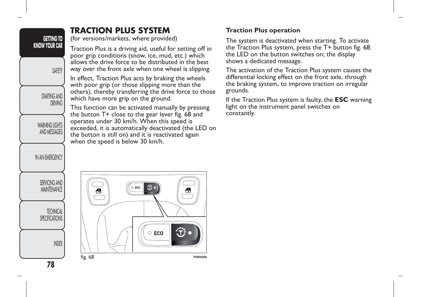 FIAT Panda User Manual | Page 82 / 284