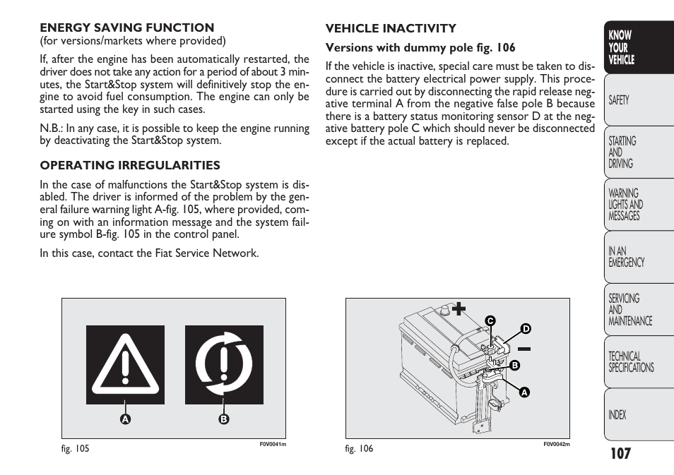 FIAT Nuovo Doblo' Panorama User Manual | Page 111 / 283