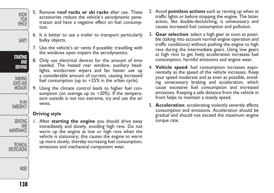 FIAT Nuovo Doblo' Panorama User Manual | Page 142 / 283