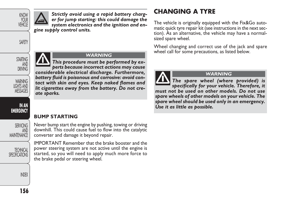 FIAT Nuovo Doblo' Panorama User Manual | Page 160 / 283