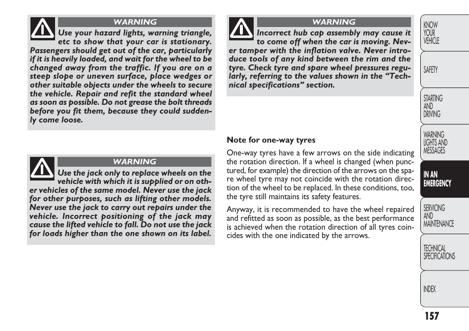 FIAT Nuovo Doblo' Panorama User Manual | Page 161 / 283