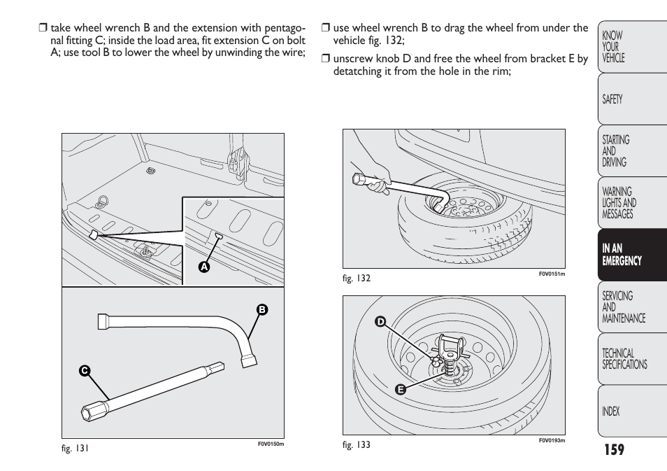 FIAT Nuovo Doblo' Panorama User Manual | Page 163 / 283