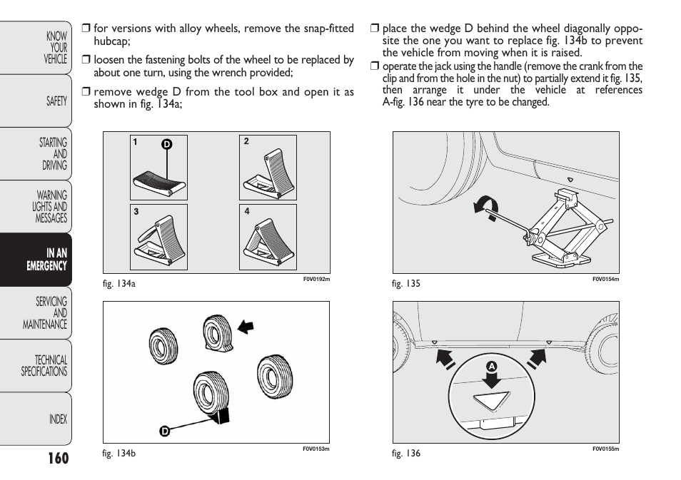 FIAT Nuovo Doblo' Panorama User Manual | Page 164 / 283