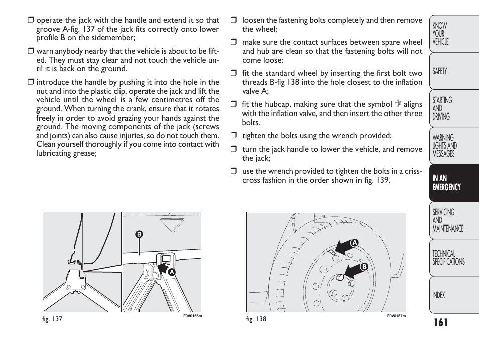 FIAT Nuovo Doblo' Panorama User Manual | Page 165 / 283