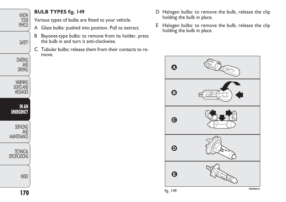 FIAT Nuovo Doblo' Panorama User Manual | Page 174 / 283