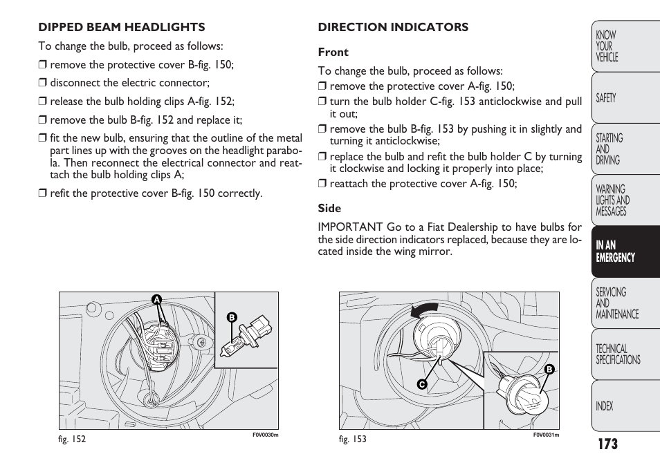 FIAT Nuovo Doblo' Panorama User Manual | Page 177 / 283