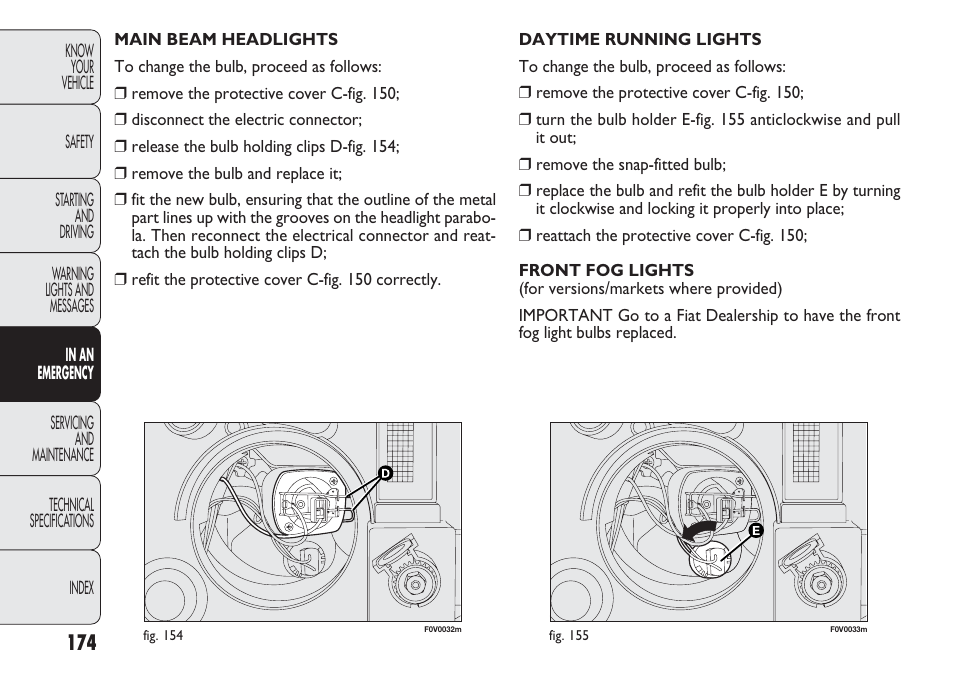 FIAT Nuovo Doblo' Panorama User Manual | Page 178 / 283