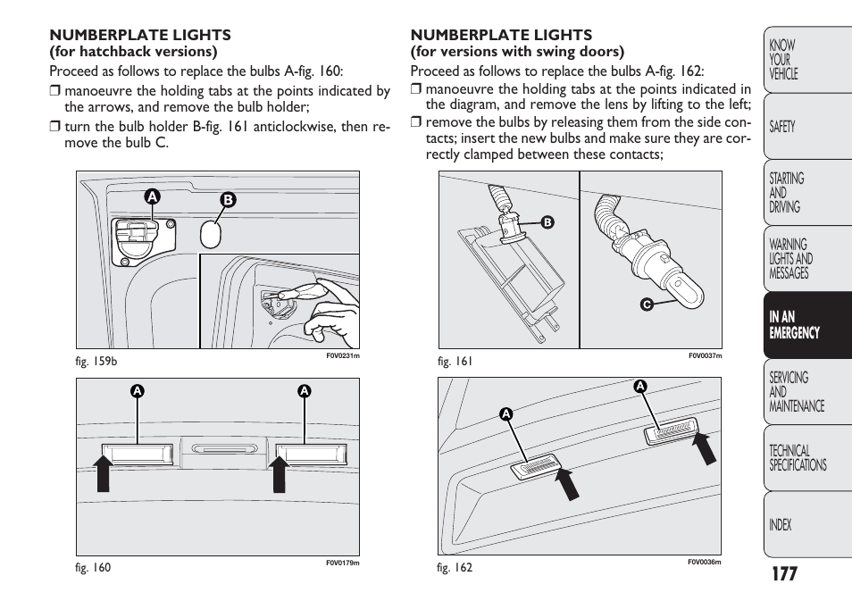 FIAT Nuovo Doblo' Panorama User Manual | Page 181 / 283