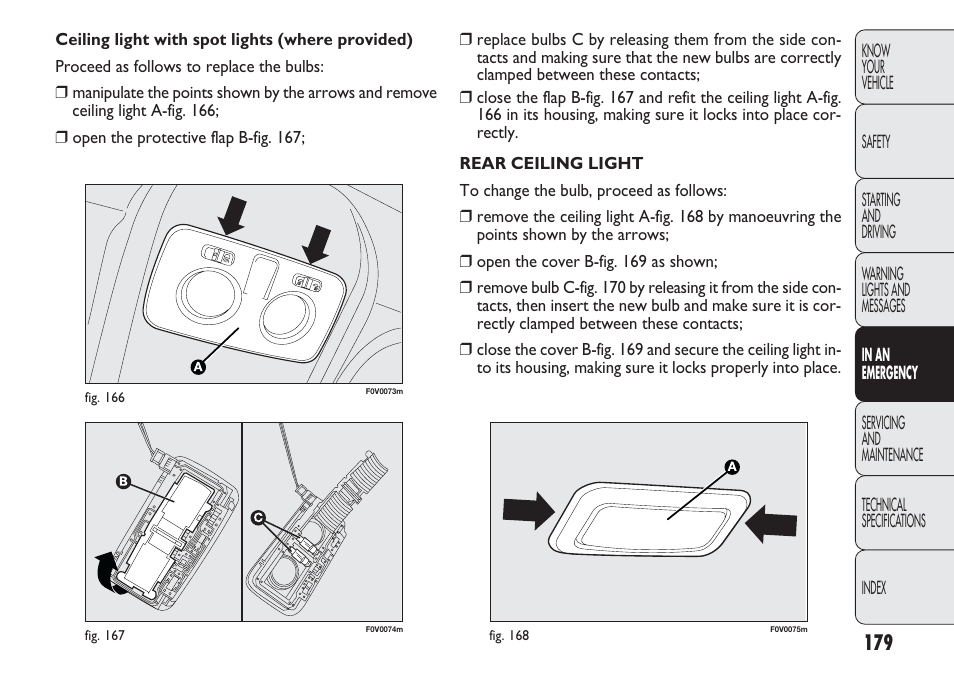 FIAT Nuovo Doblo' Panorama User Manual | Page 183 / 283