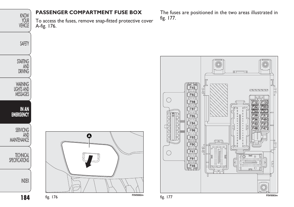 FIAT Nuovo Doblo' Panorama User Manual | Page 188 / 283