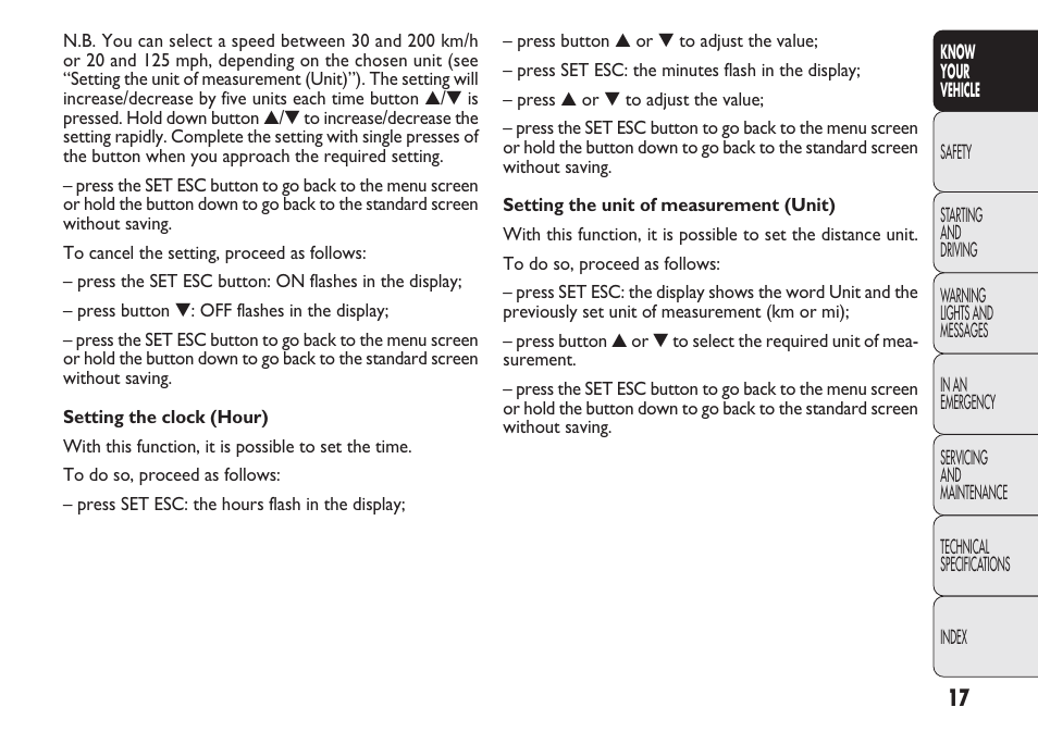 FIAT Nuovo Doblo' Panorama User Manual | Page 21 / 283