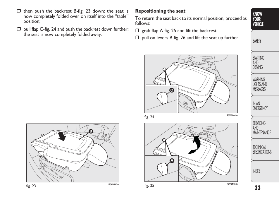 FIAT Nuovo Doblo' Panorama User Manual | Page 37 / 283