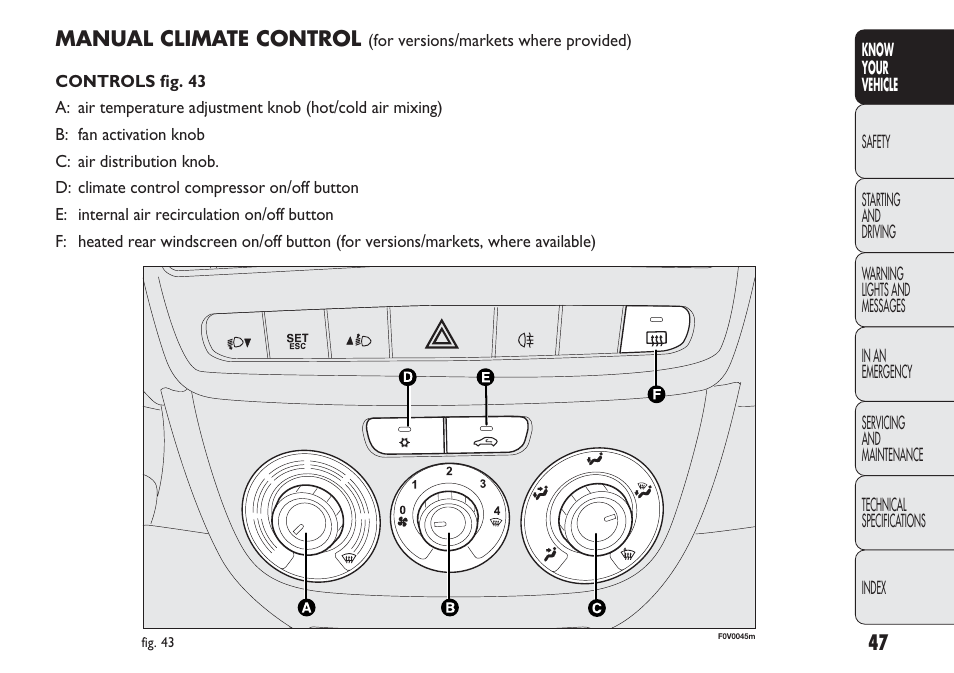 FIAT Nuovo Doblo' Panorama User Manual | Page 51 / 283