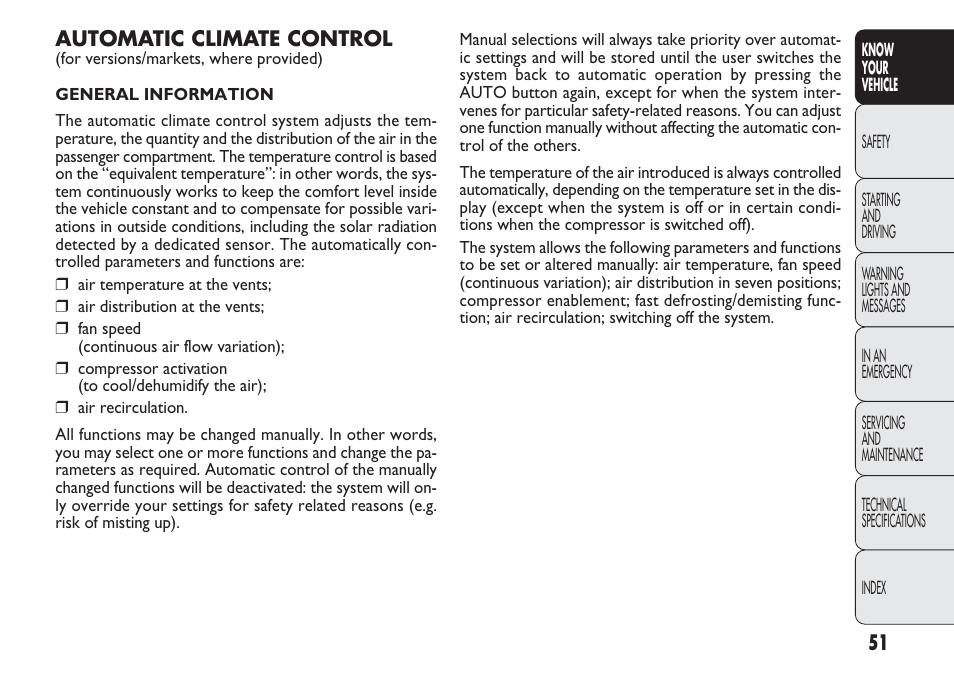 FIAT Nuovo Doblo' Panorama User Manual | Page 55 / 283