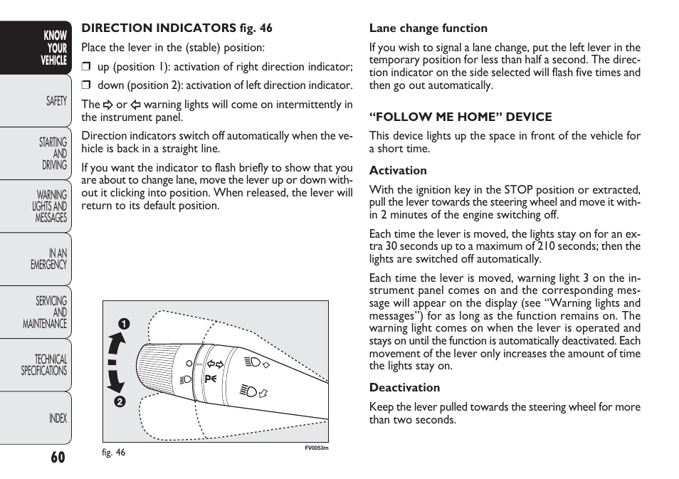 FIAT Nuovo Doblo' Panorama User Manual | Page 64 / 283