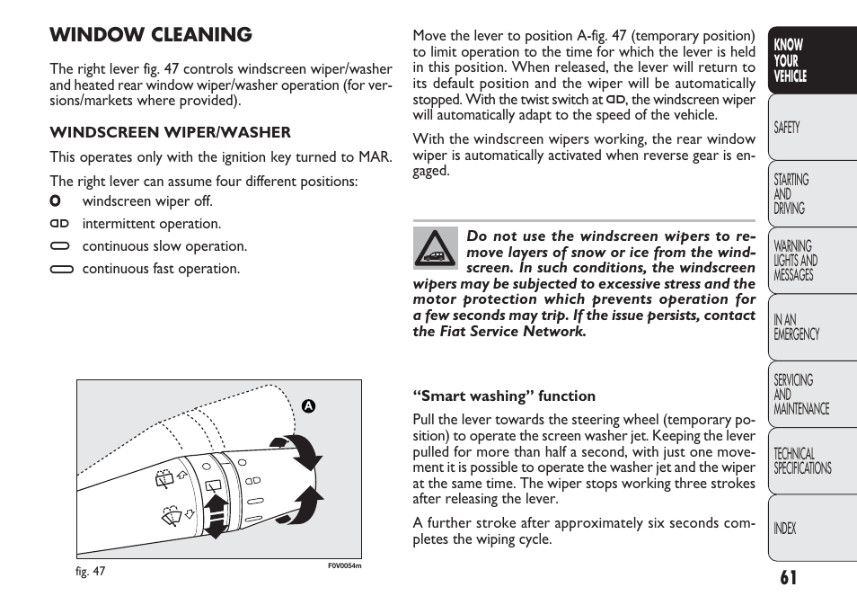 FIAT Nuovo Doblo' Panorama User Manual | Page 65 / 283