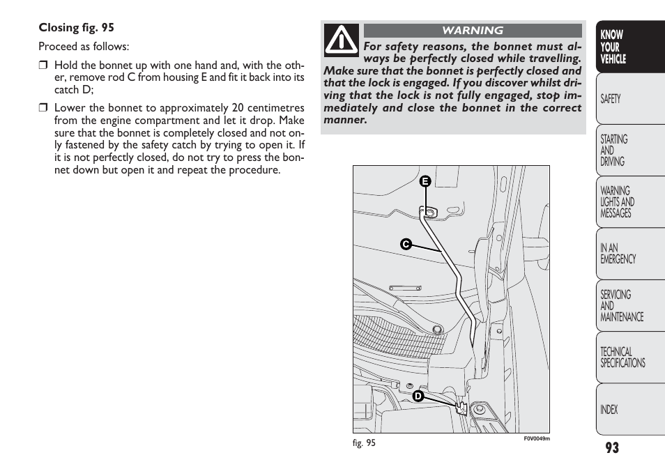 FIAT Nuovo Doblo' Panorama User Manual | Page 97 / 283