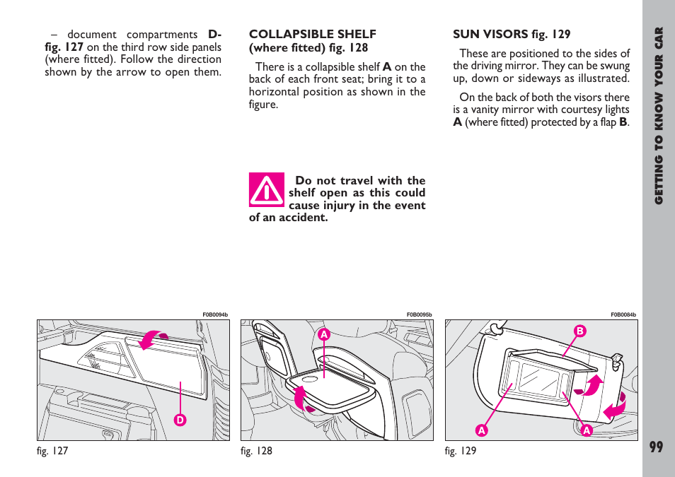 FIAT Ulysse User Manual | Page 100 / 254