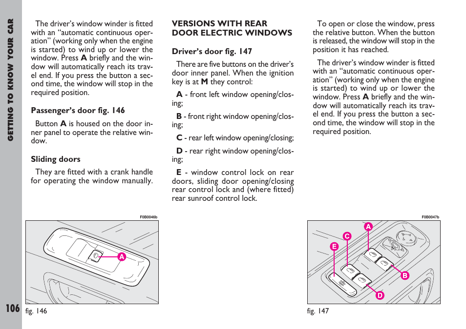 FIAT Ulysse User Manual | Page 107 / 254