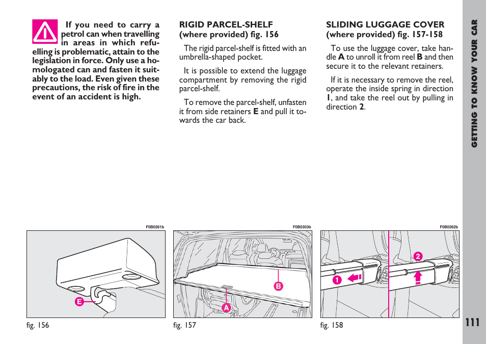 FIAT Ulysse User Manual | Page 112 / 254