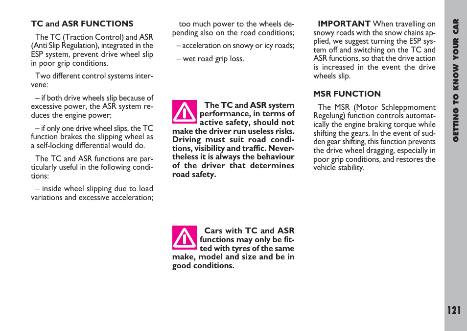 FIAT Ulysse User Manual | Page 122 / 254