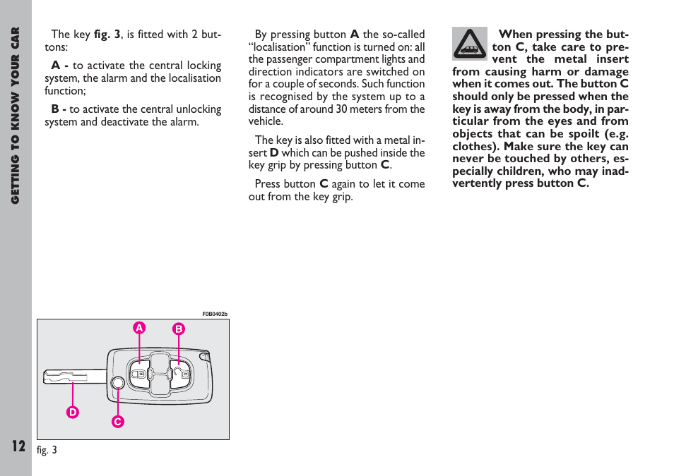 FIAT Ulysse User Manual | Page 13 / 254